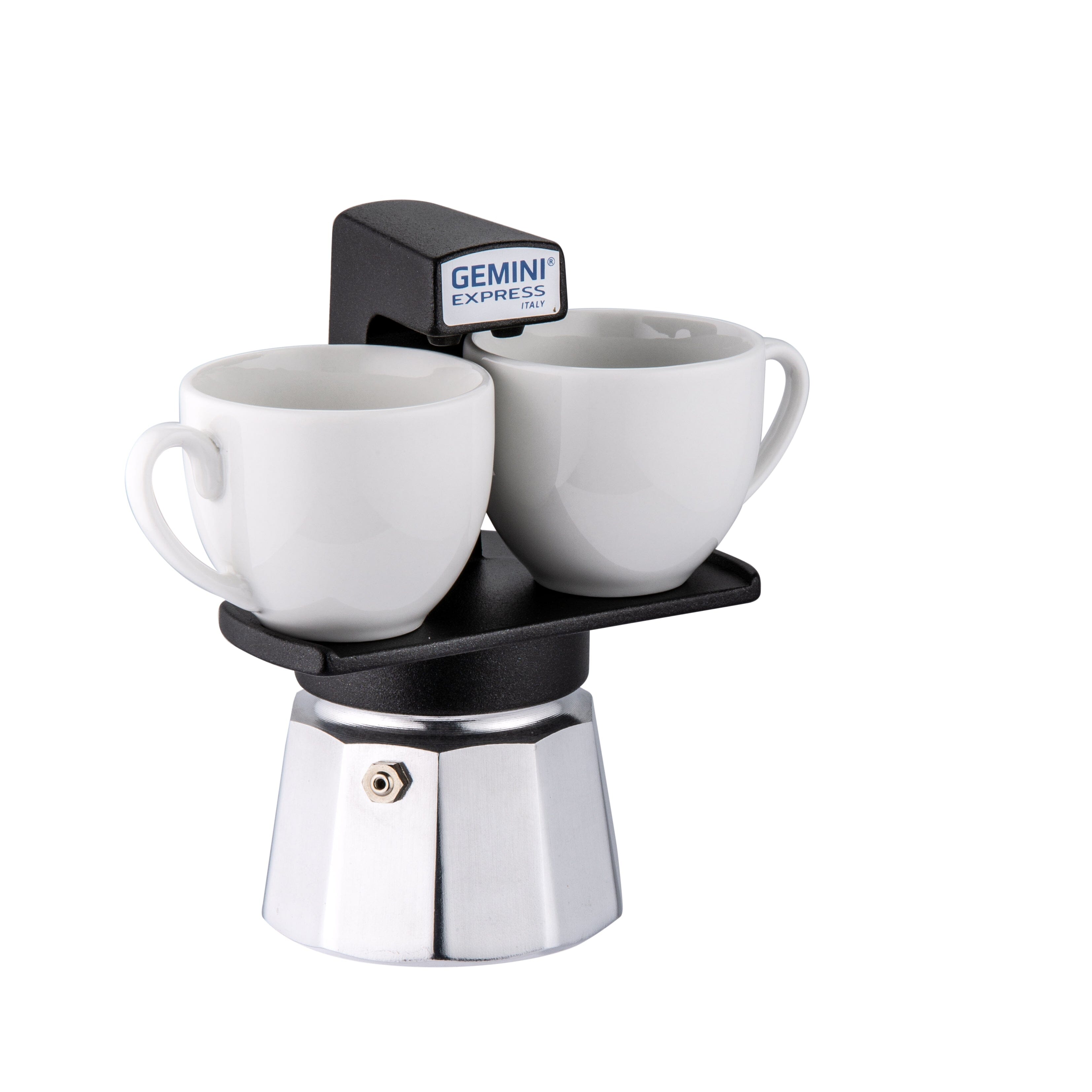 Gemini Express® Special Edition Aluminium Stovetop Moka Pot Set (NOT Induction)
