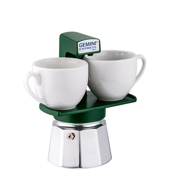 Gemini Express® Special Edition Aluminium Stovetop Moka Pot Set (NOT Induction)
