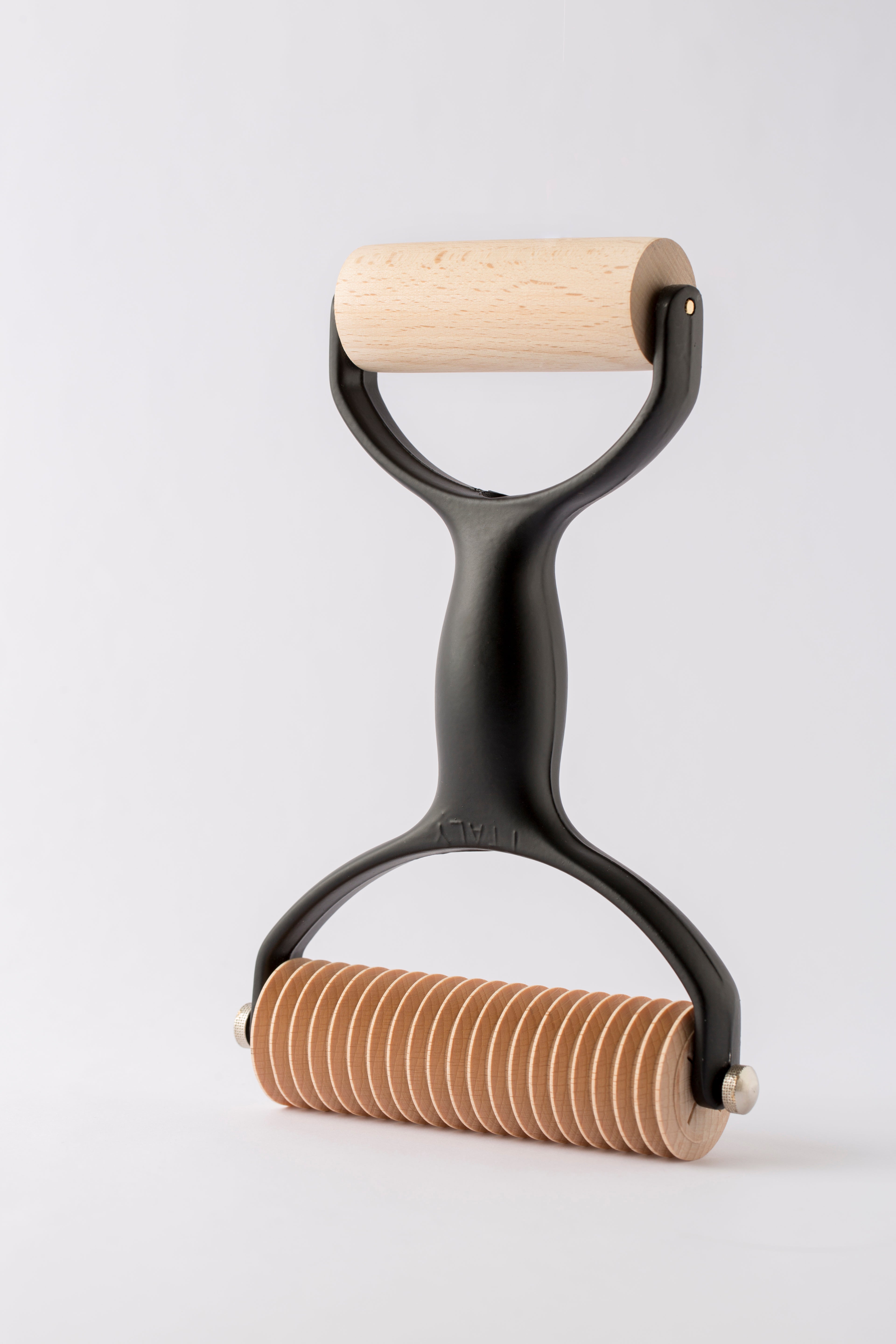 Interchangeable Pasta Cutter for 4 Fresh Pasta Styles - Black Handle