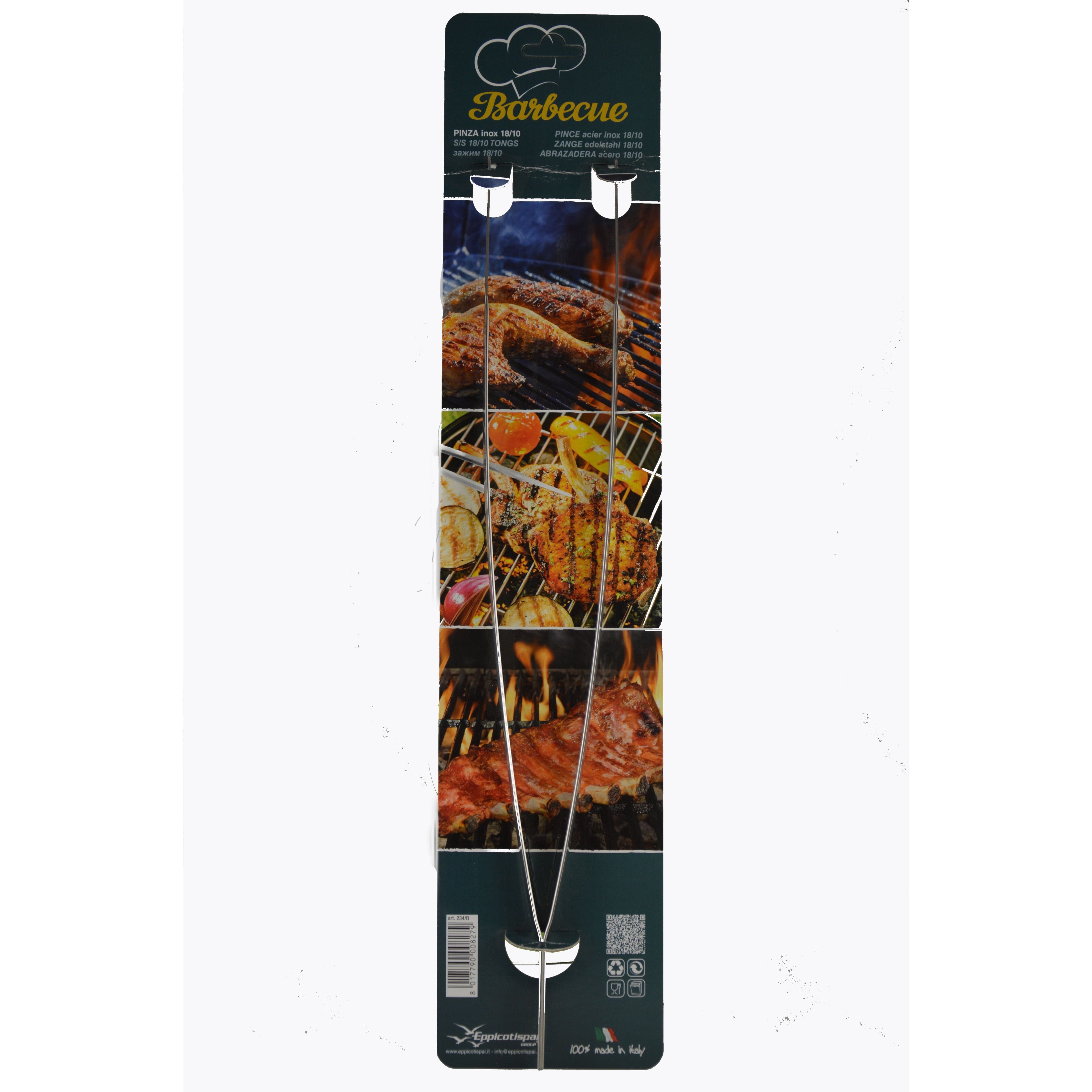 Stainless Steel BBQ Tweezers/Tongs - 44cm