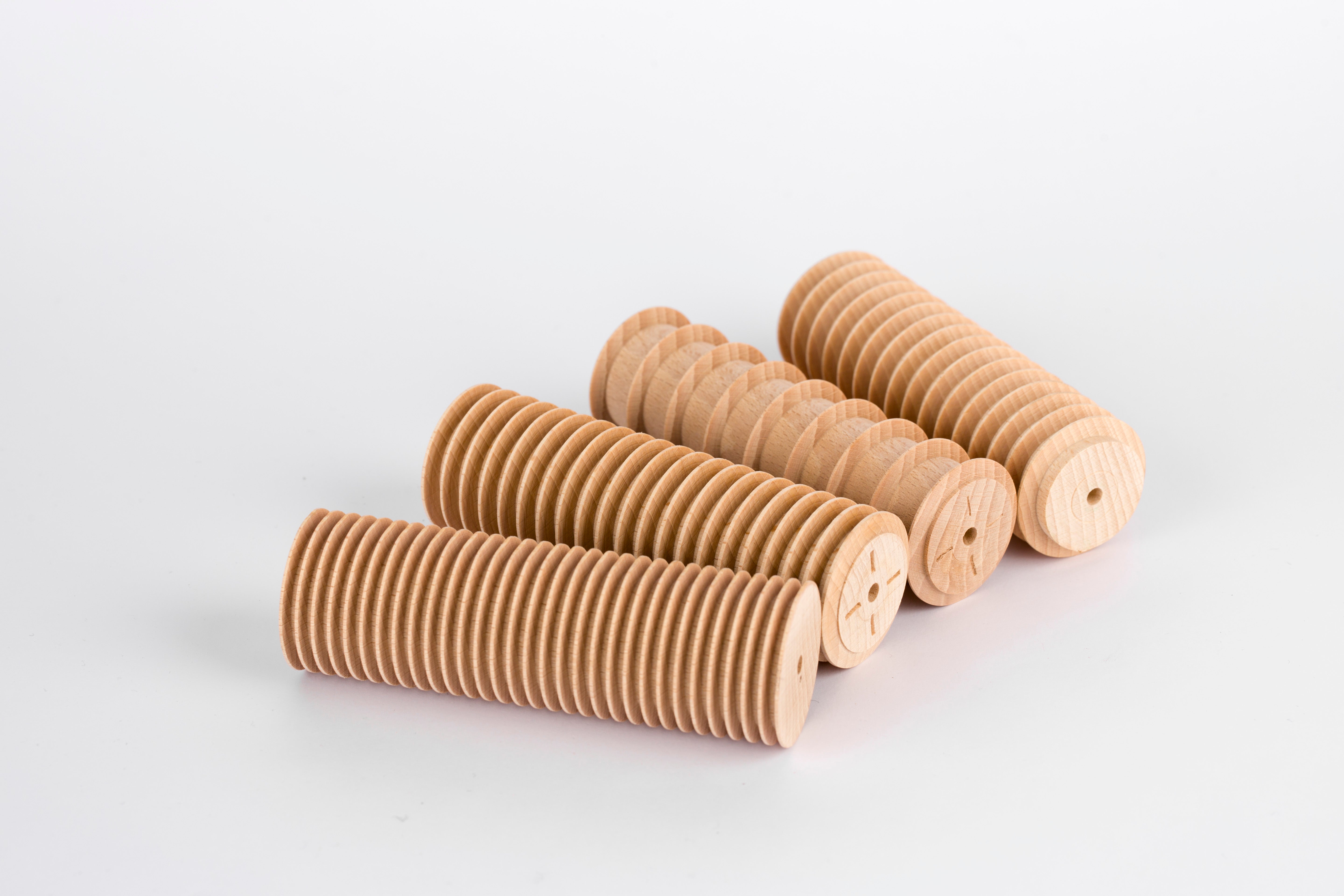 Interchangeable Pasta Cutter for 4 Fresh Pasta Styles - Black Handle