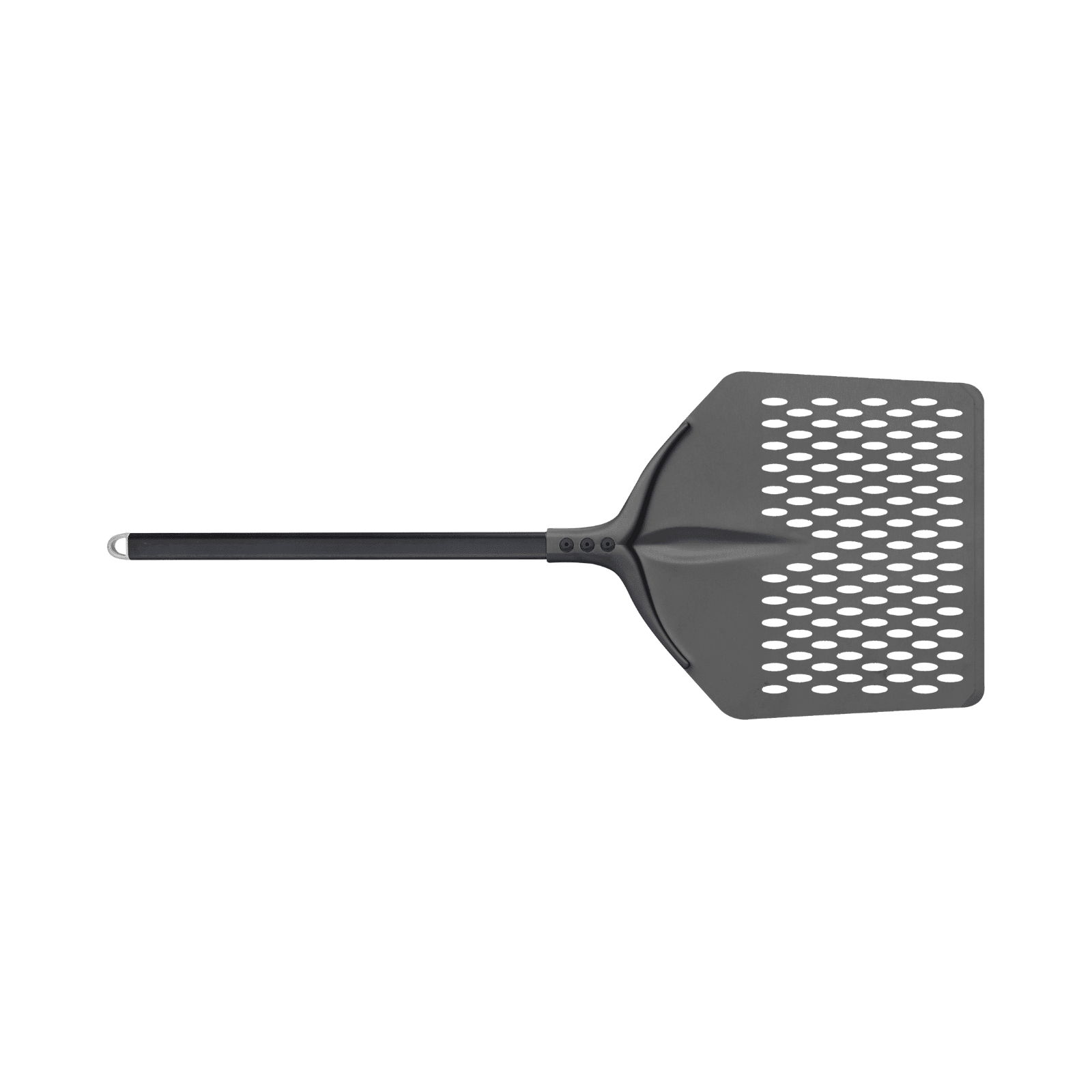 Cerutti Inox Tough square pizza peel with grey anodised aluminium handle