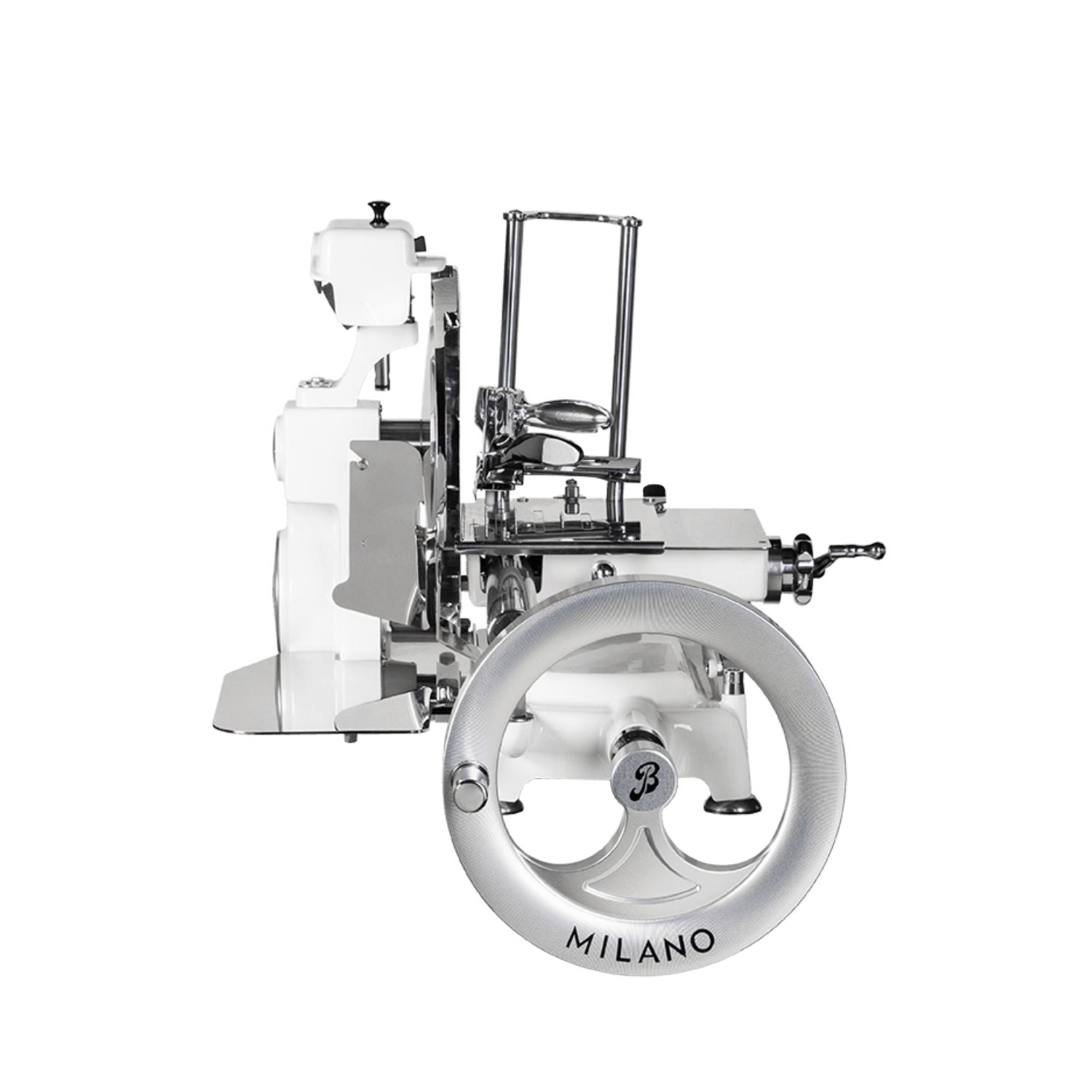  Berkel Volano B114X flywheel slicer on a white background