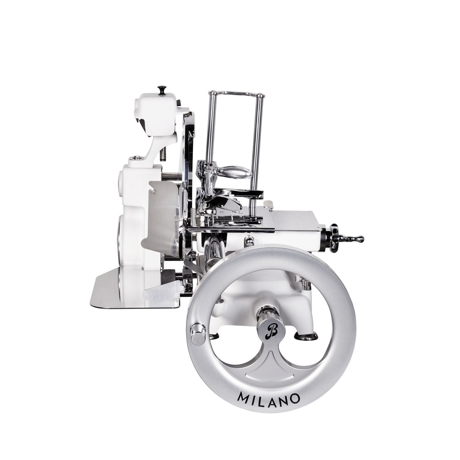  Berkel Volano B114X flywheel slicer on a white background