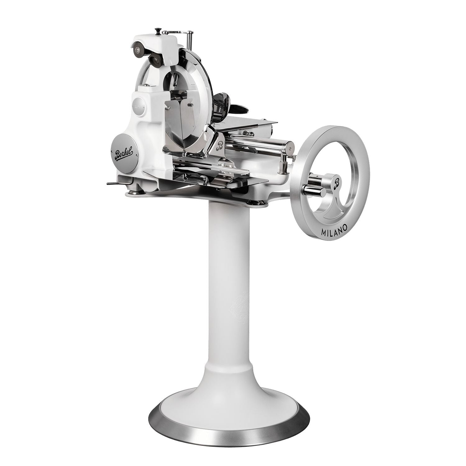  Berkel Volano B114X flywheel slicer on a white background