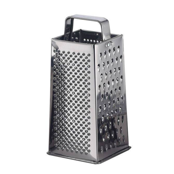 Universal Stainless Steel Box Grater – 4-Side Conical 24cm Tall