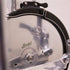 Close-up of a Berkel Volano P15 flywheel slicer showing branding on the cutting blade