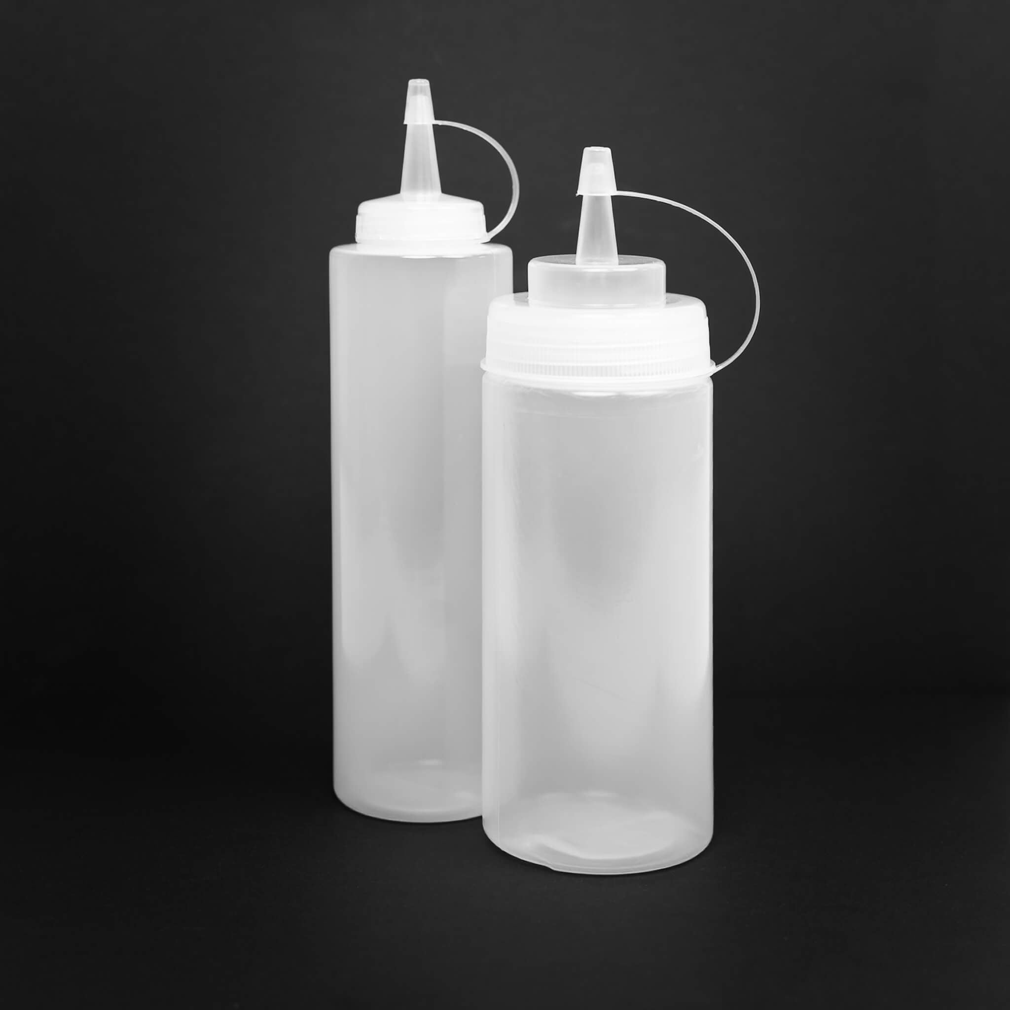 Resto Clear Squeezy Bottle – 12oz & 16oz LDPE Sauce Bottles