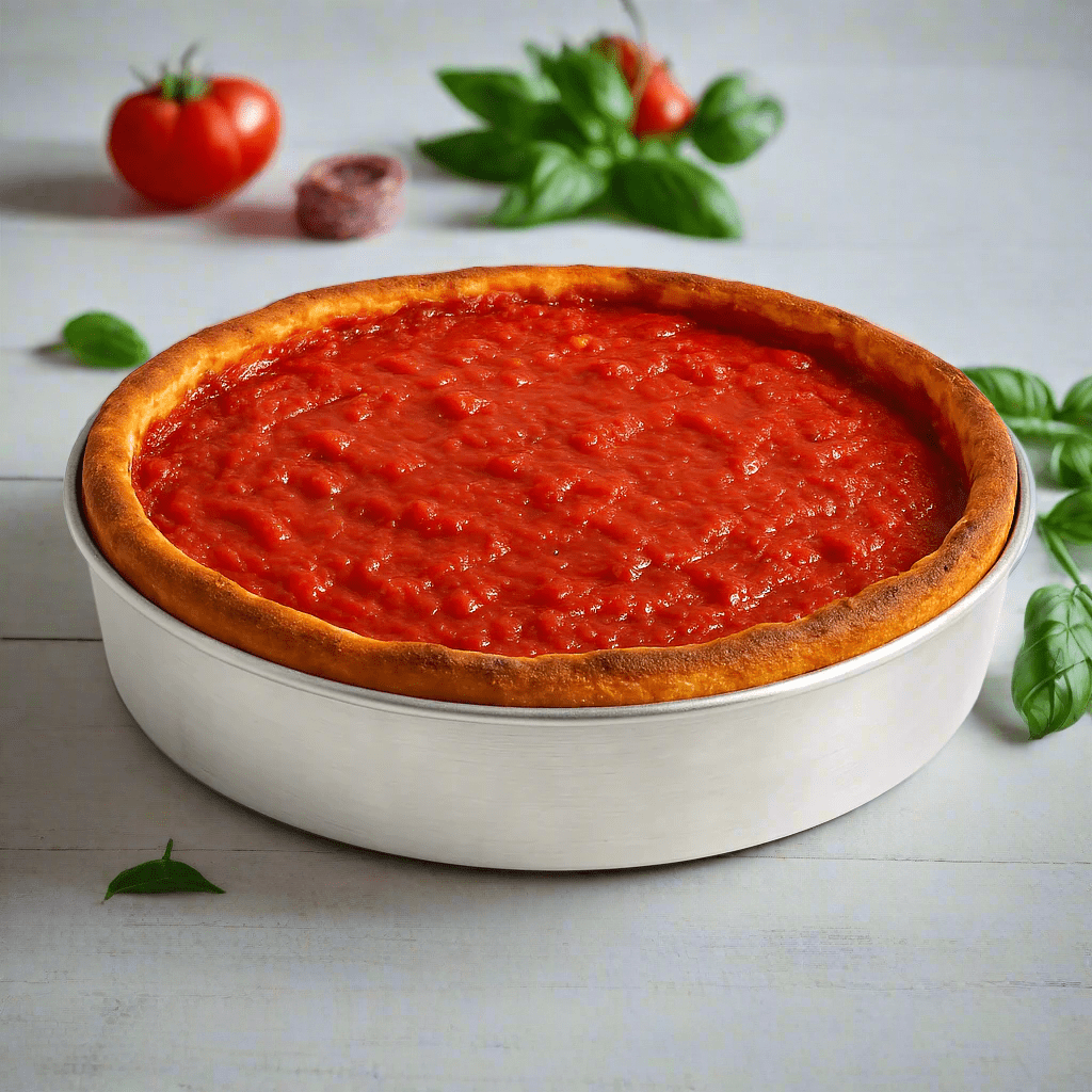 Marcato Aluminium Round Pans Perfect for Chicago Pan Pizzas, Cakes, Pies, etc.