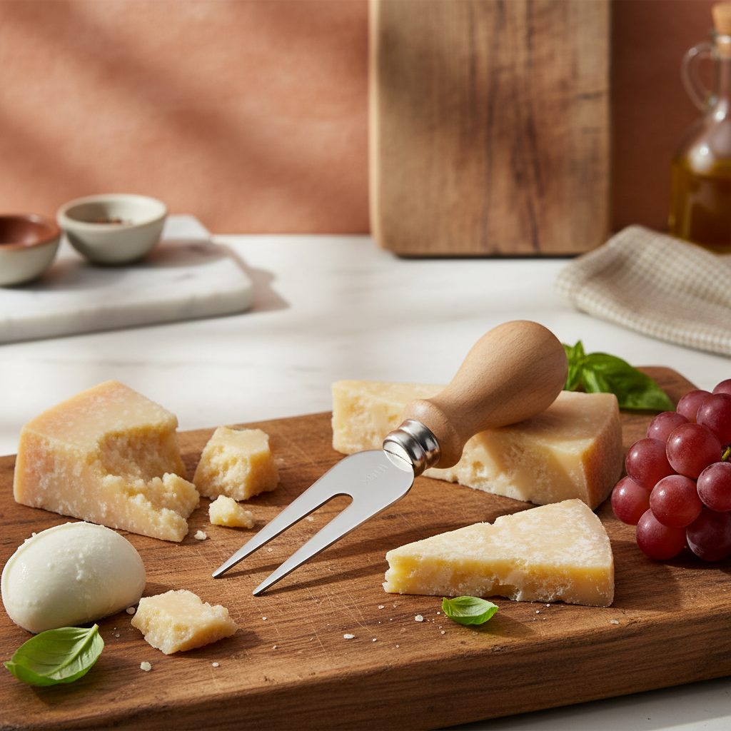 Cheese Fork - on a cheese board
