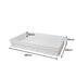 Pizza Dough Box - White - 60 x 40 x 10cm