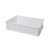 Genus Dei white stackable pizza dough box, 30 x 40 x 10cm