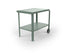 Vallone Pizza Oven trolley in Eucalyptus, 3/4 view on a white background