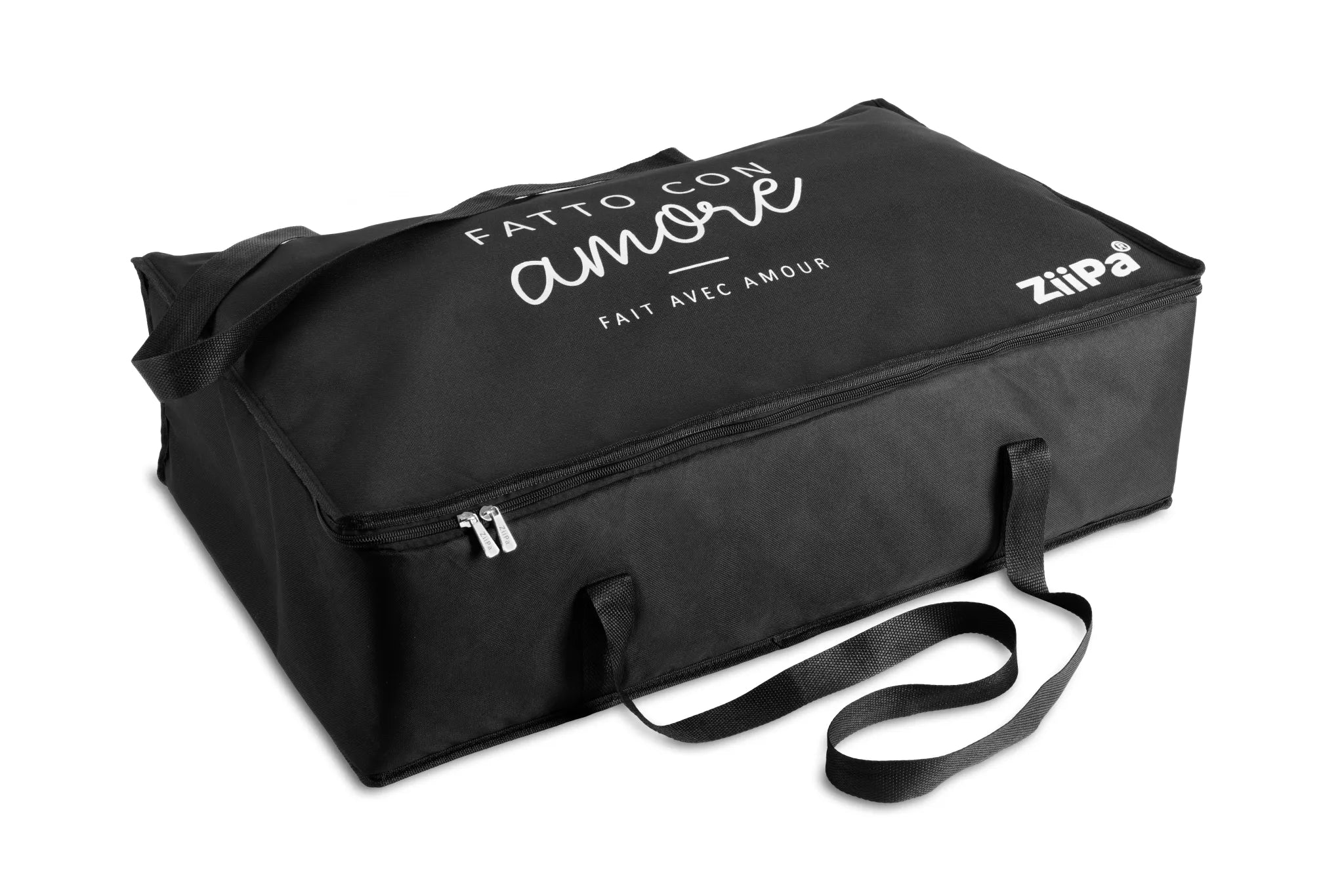 Fontana travel bag for ZiiPa Piana Pizza Oven in Charcoal on a white background