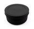 Charcoal Spetina dough box with the lid attached on a white background