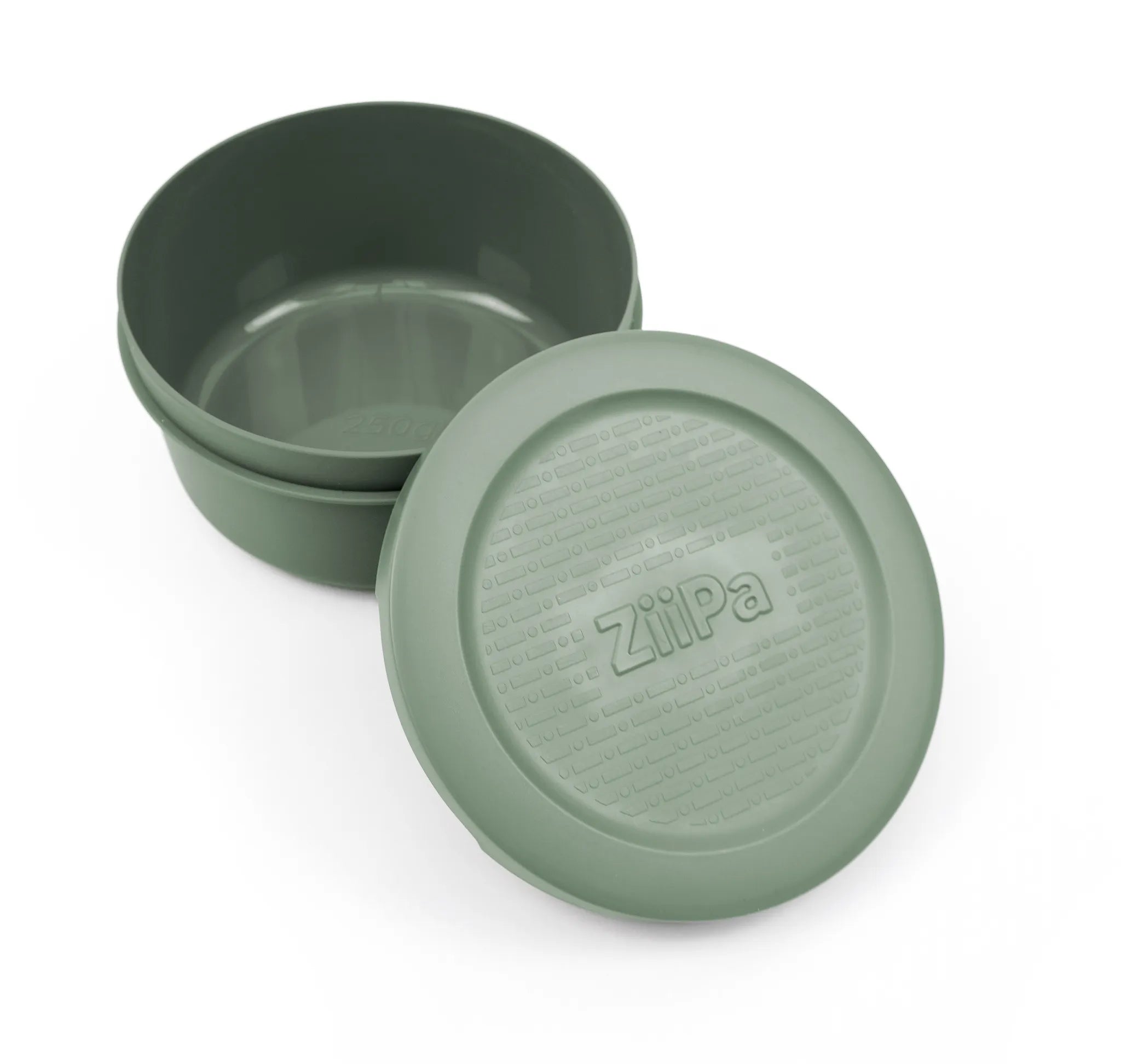 Eucalyptus Spetina dough box showing the interior and the lid on a white background