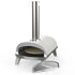 ZiiPa Piana wood-fired pizza oven in Chalk, 3/4 angle on white background