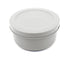 Chalk Spetina dough box with the lid attached on a white background