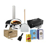 ZiiPa Piana Starter Kit in charcoal: pizza oven, peel, storage bag, box of beech pellets, scoop, San Marzano tomatoes, 00 flour and semola