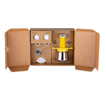Gemini Express® Special Edition Aluminium Stovetop Moka Pot Set (Induction)