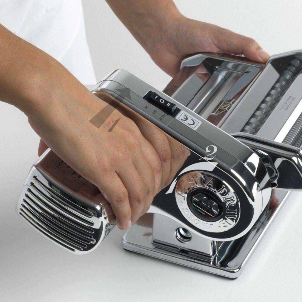 thumbnail image 2 of MARKED Pastadrive Motor For Pasta Maker - Lasagna, Pasta Browser - 220V, Chrome, A+++ Energy 2 of 4