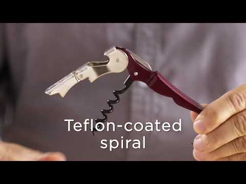 Video showing how to use a Pulltex corkscrew
