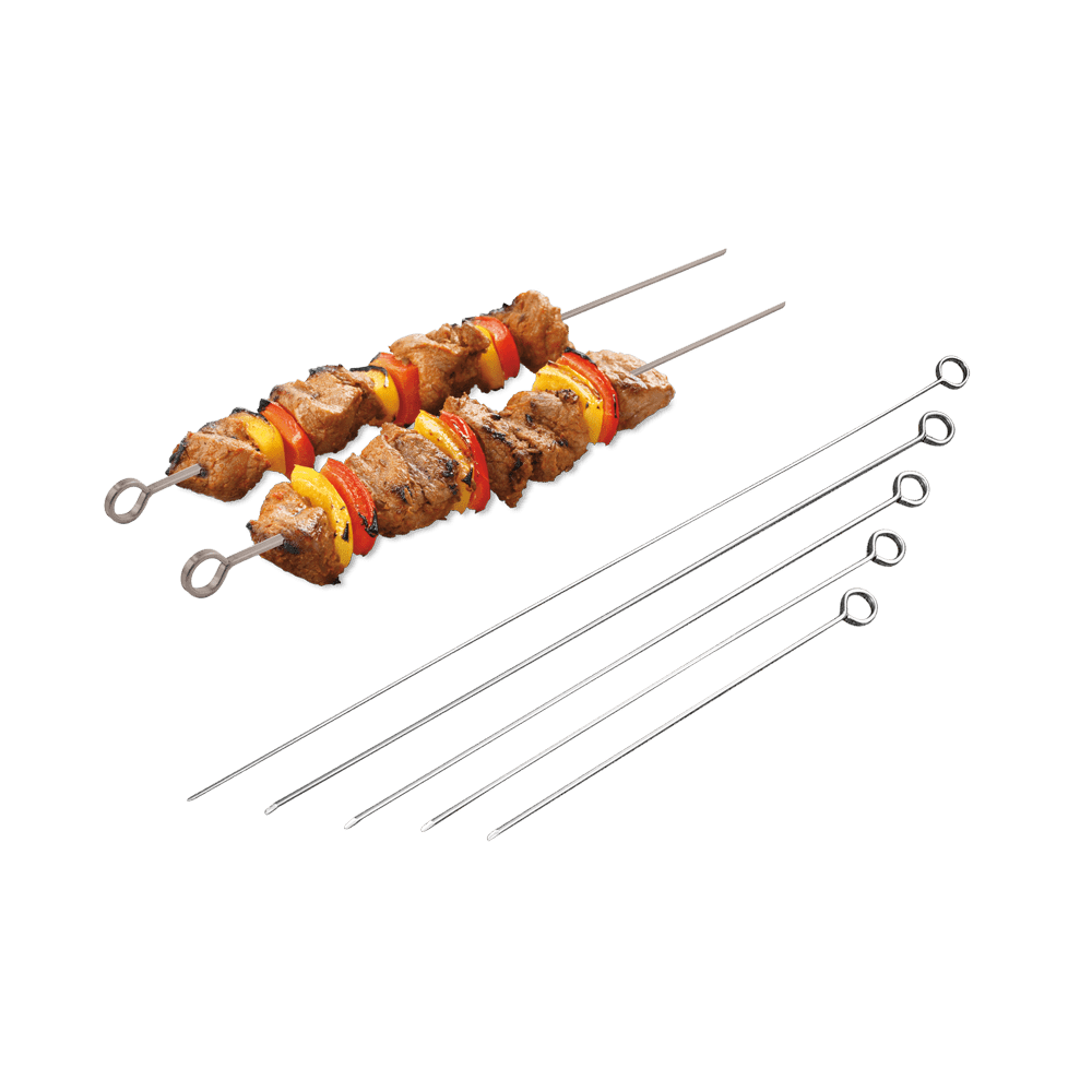 12 Pack of Stainless Steel Flat Skewers - Pasta Kitchen (tutto pasta)