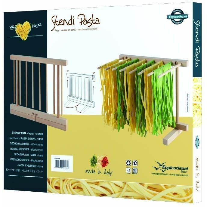 Beechwood Collapsible Pasta Drying Rack - Pasta Kitchen (tutto pasta)
