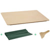Eppicotispai birchwood pasta and dough board set with cotton bag and scraper