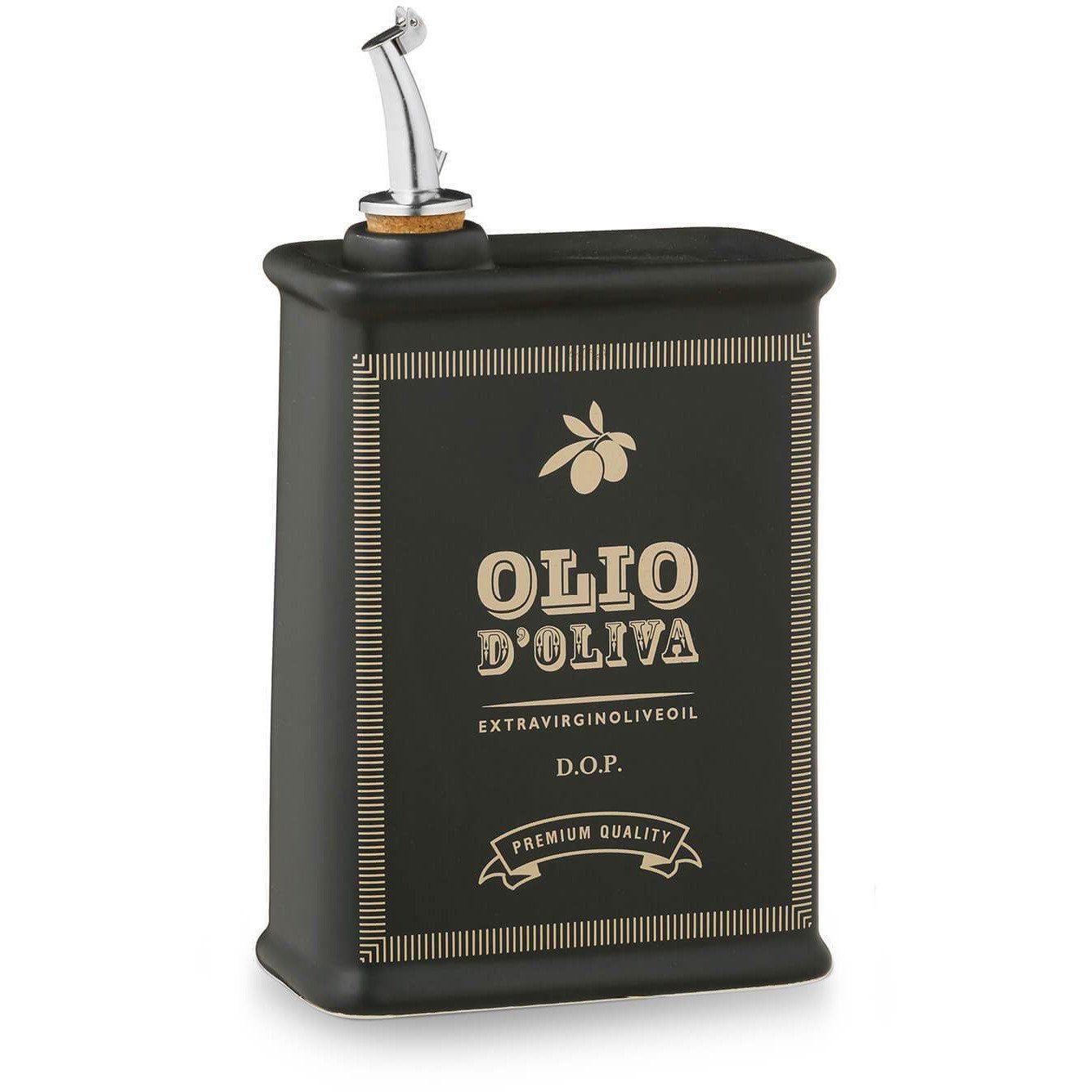 Ceramic Olive Oil Dispenser "Oil Can" Shape - Pasta Kitchen (tutto pasta)