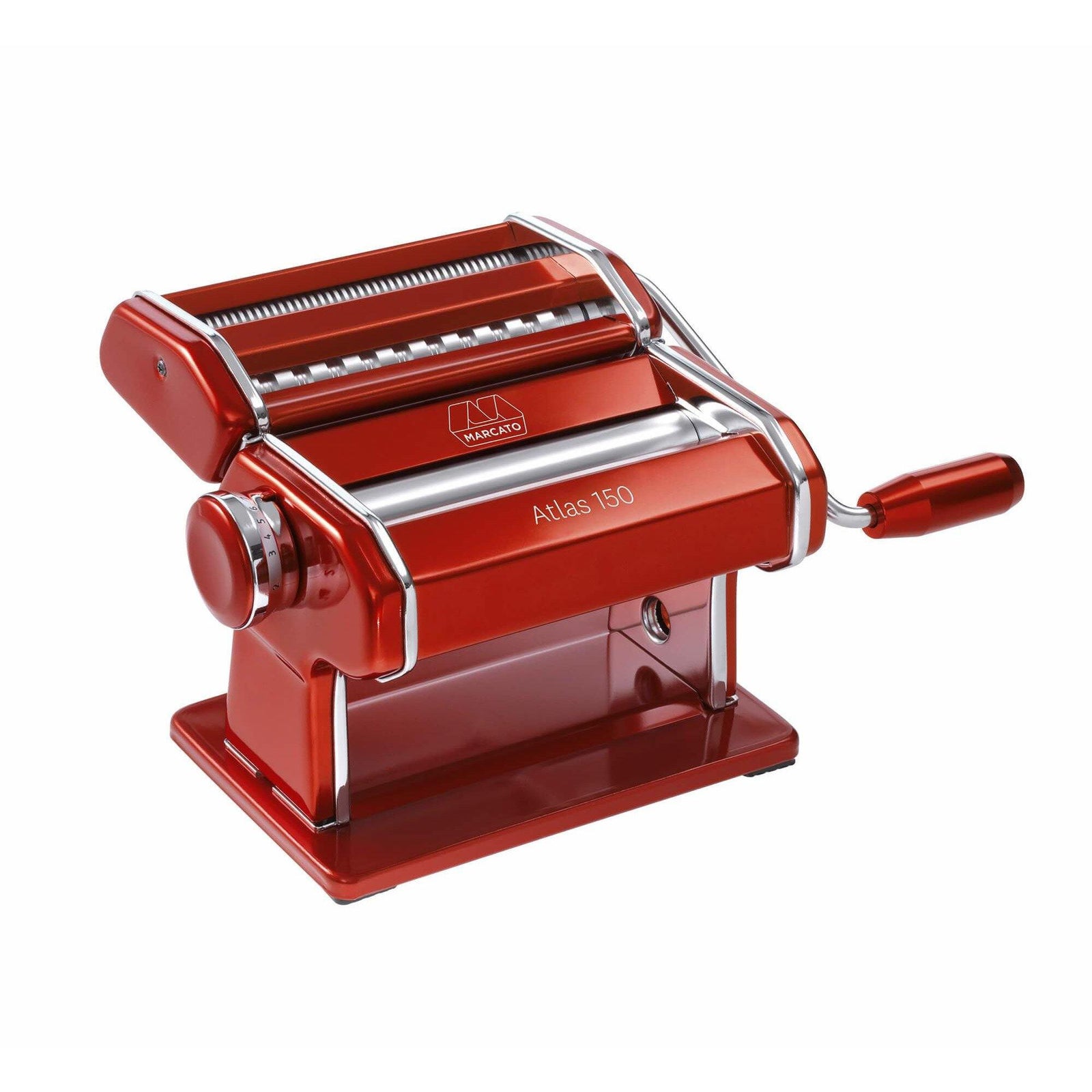 Marcato Multipaste Set - Machine à Pâtes Atlas 150 Avec 3 Accessoires - Chrome
