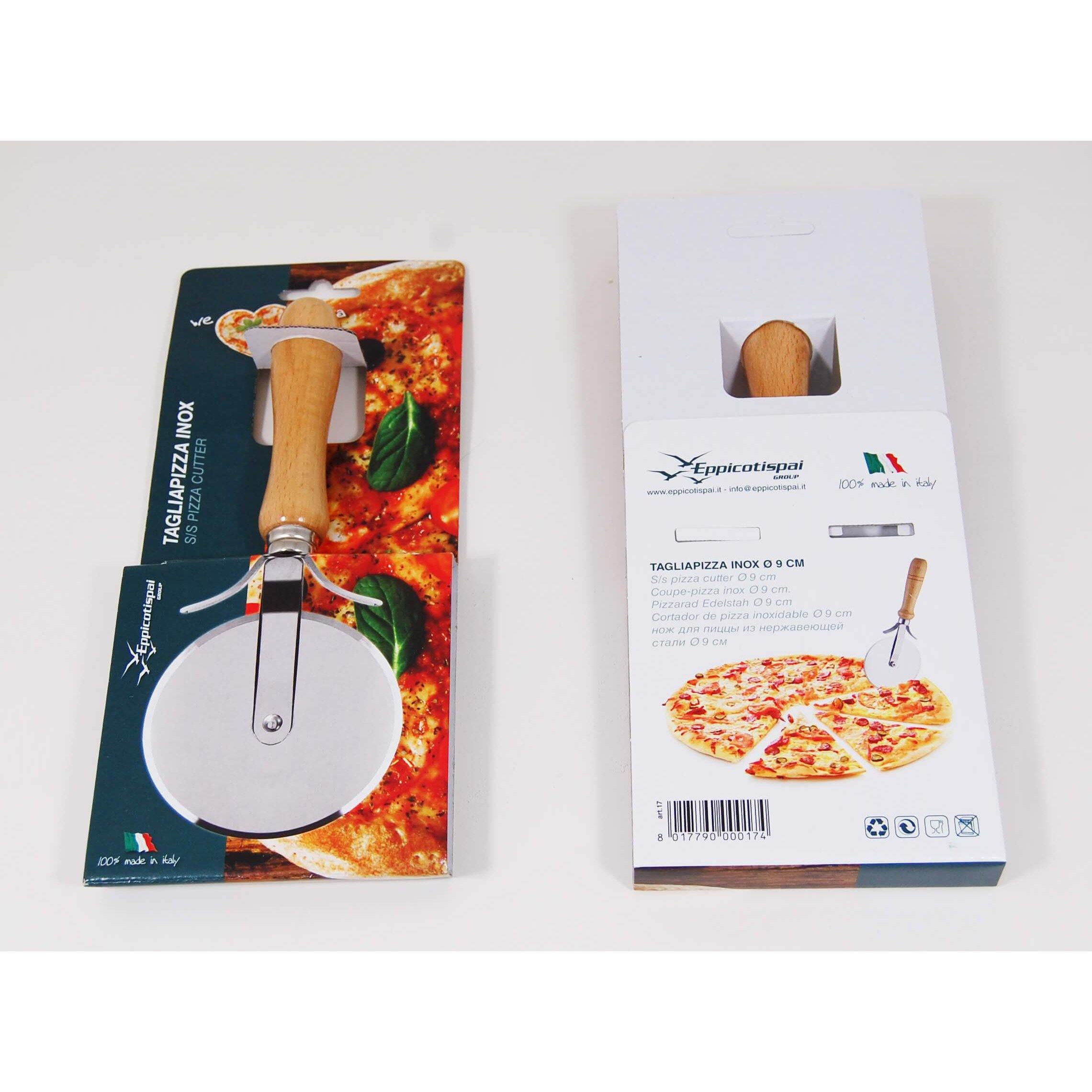 Pizza Cutter With Wooden Handle - Pasta Kitchen (tutto pasta)