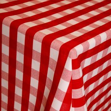 Rosso Gingham Topper Tablecloths - Pasta Kitchen (tutto pasta)