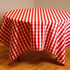 Rosso Gingham Topper Tablecloths - Pasta Kitchen (tutto pasta)
